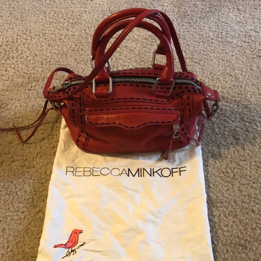 Rebecca Minkoff Morning After Mini Red Bag